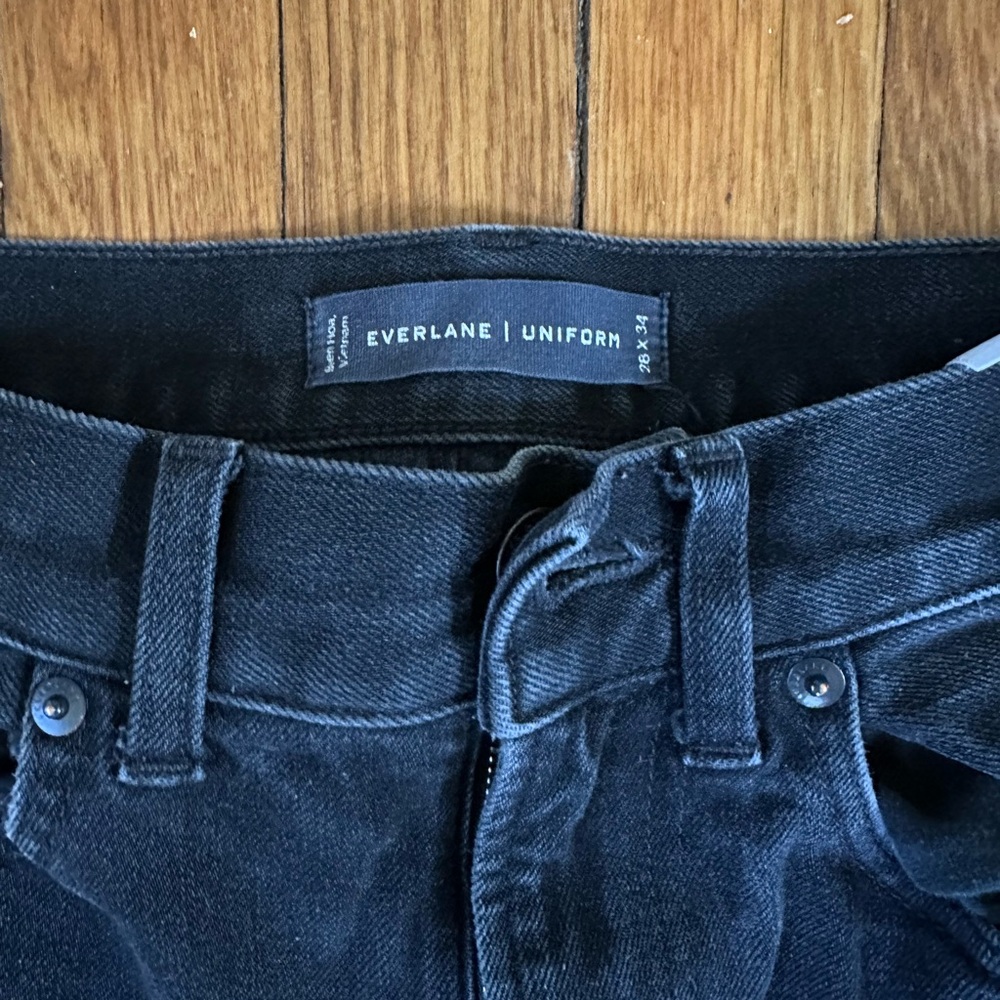 Everlane Black Denim Jeans